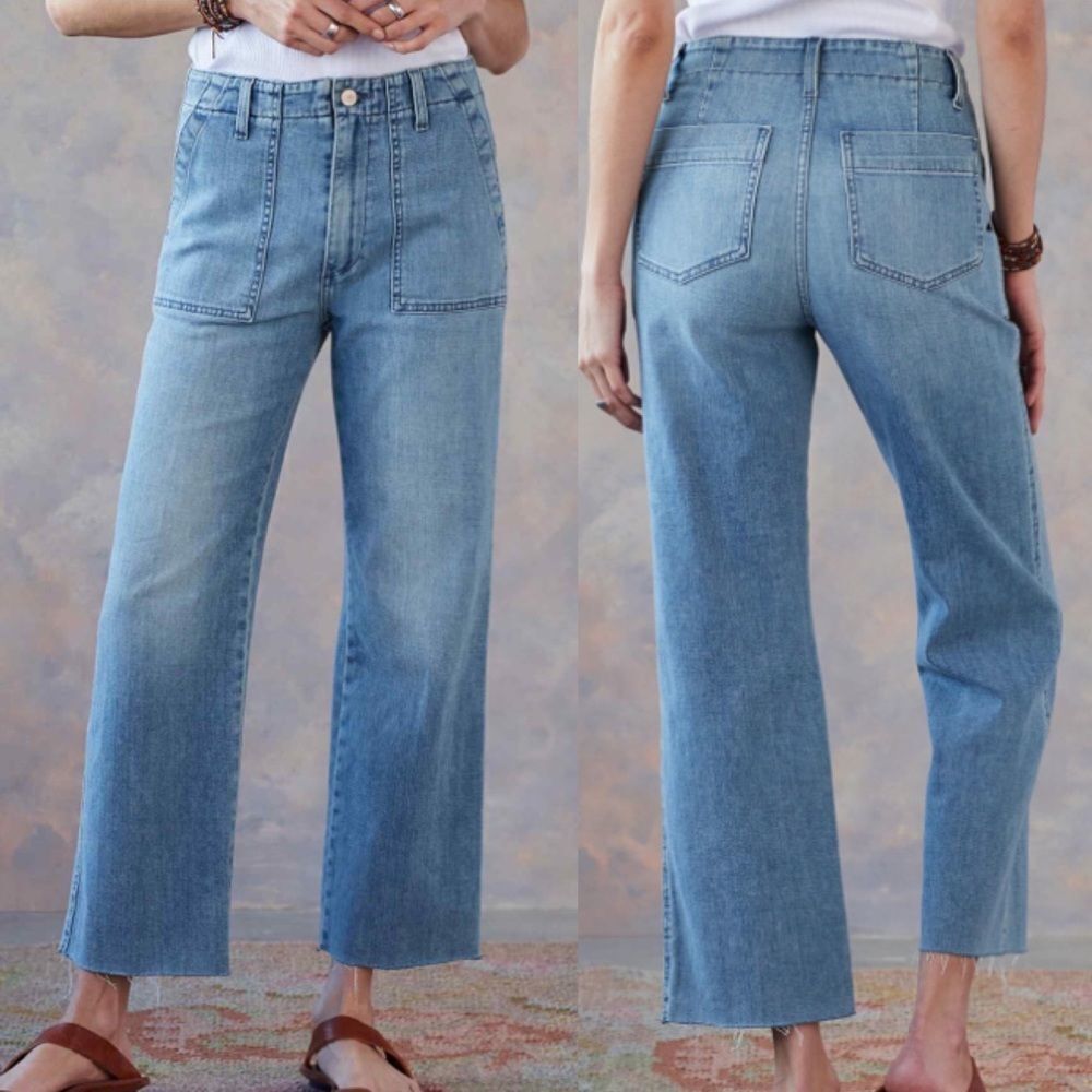 Joe’s Jeans The Blake high rise wide leg crop Woman’s Size 27